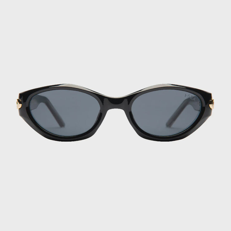 Kensington Sunglasses - Black / Smoke Polarized Lens