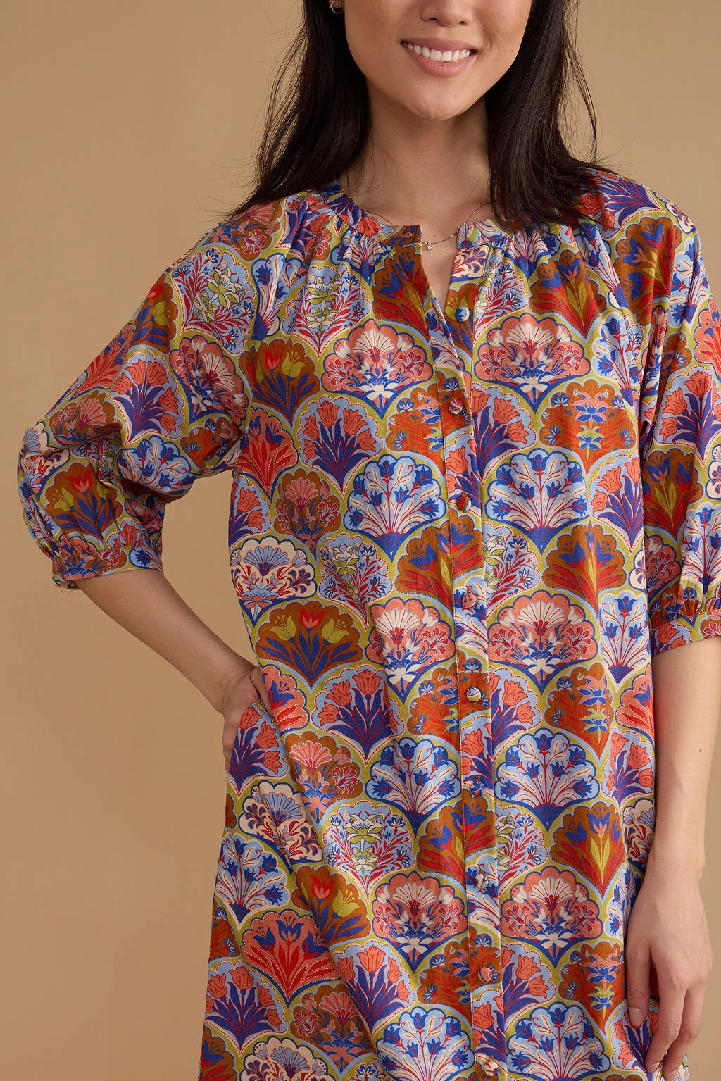 Madeleine Dress - Spice Market