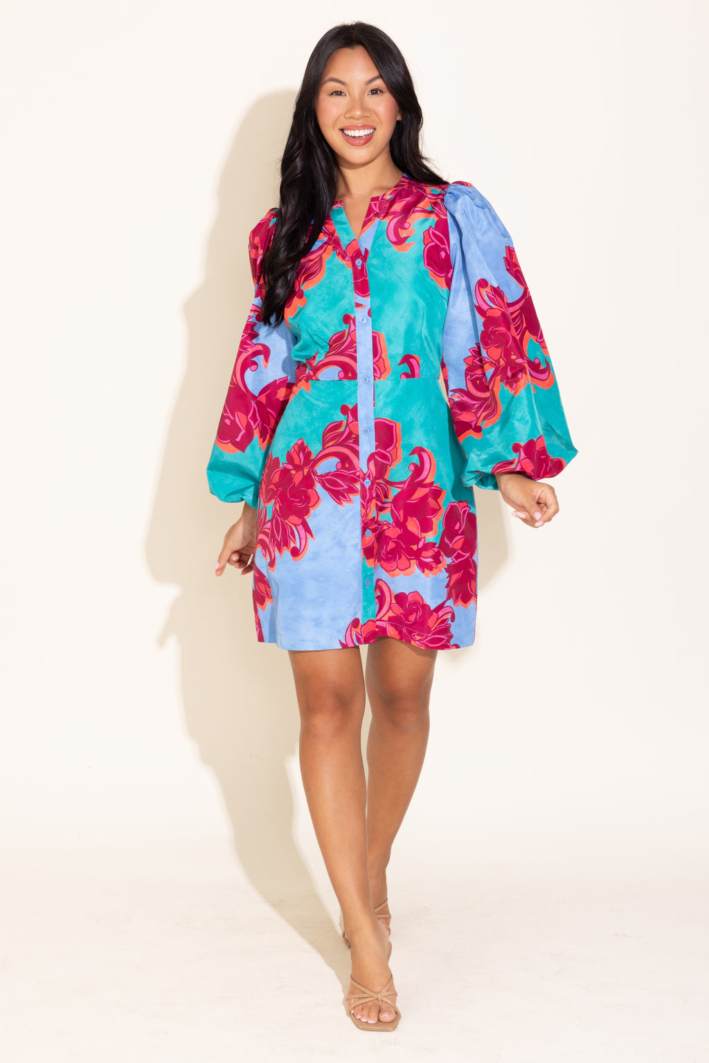 Athena Dress - Cactus Flower