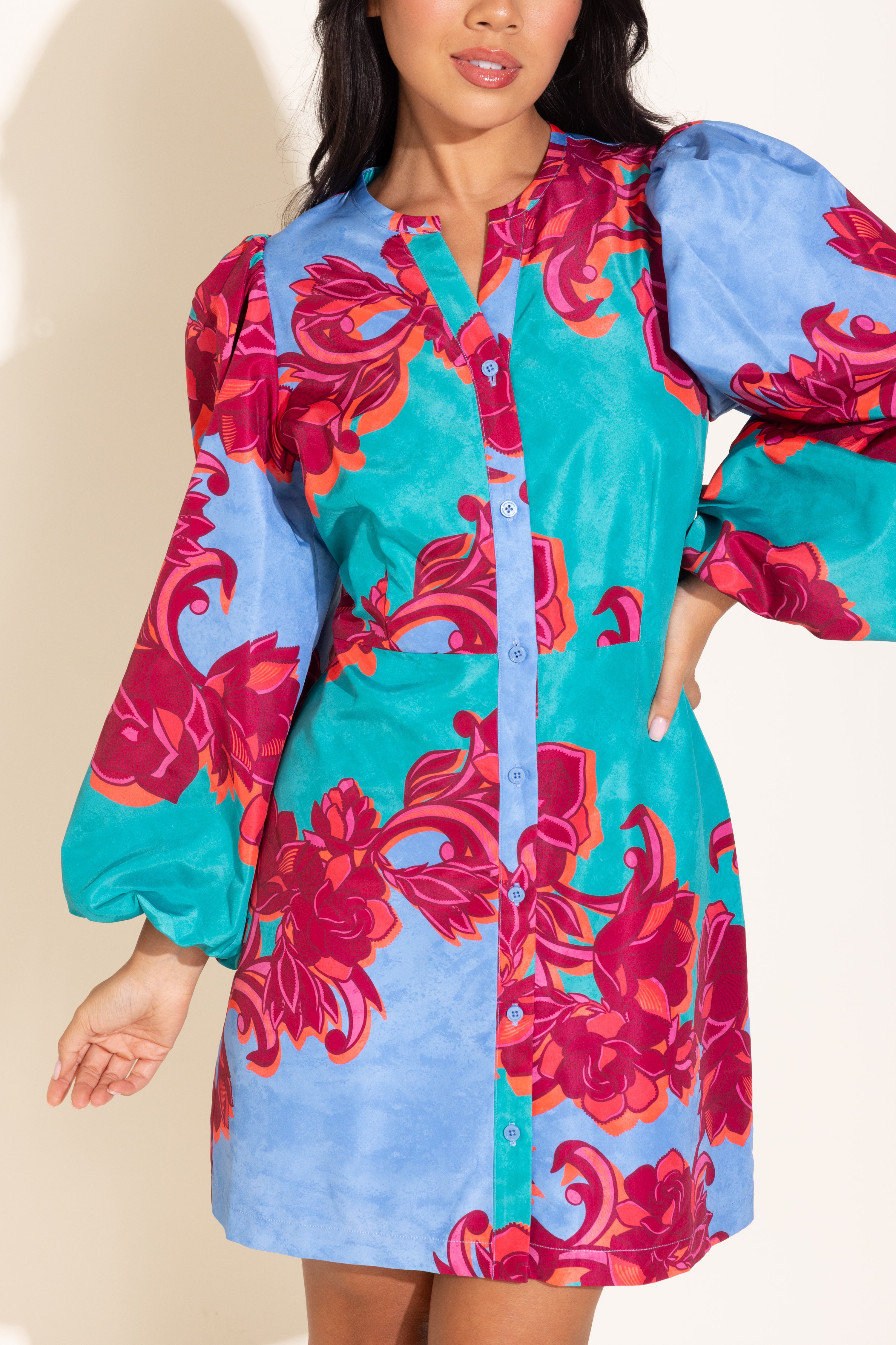 Athena Dress - Cactus Flower