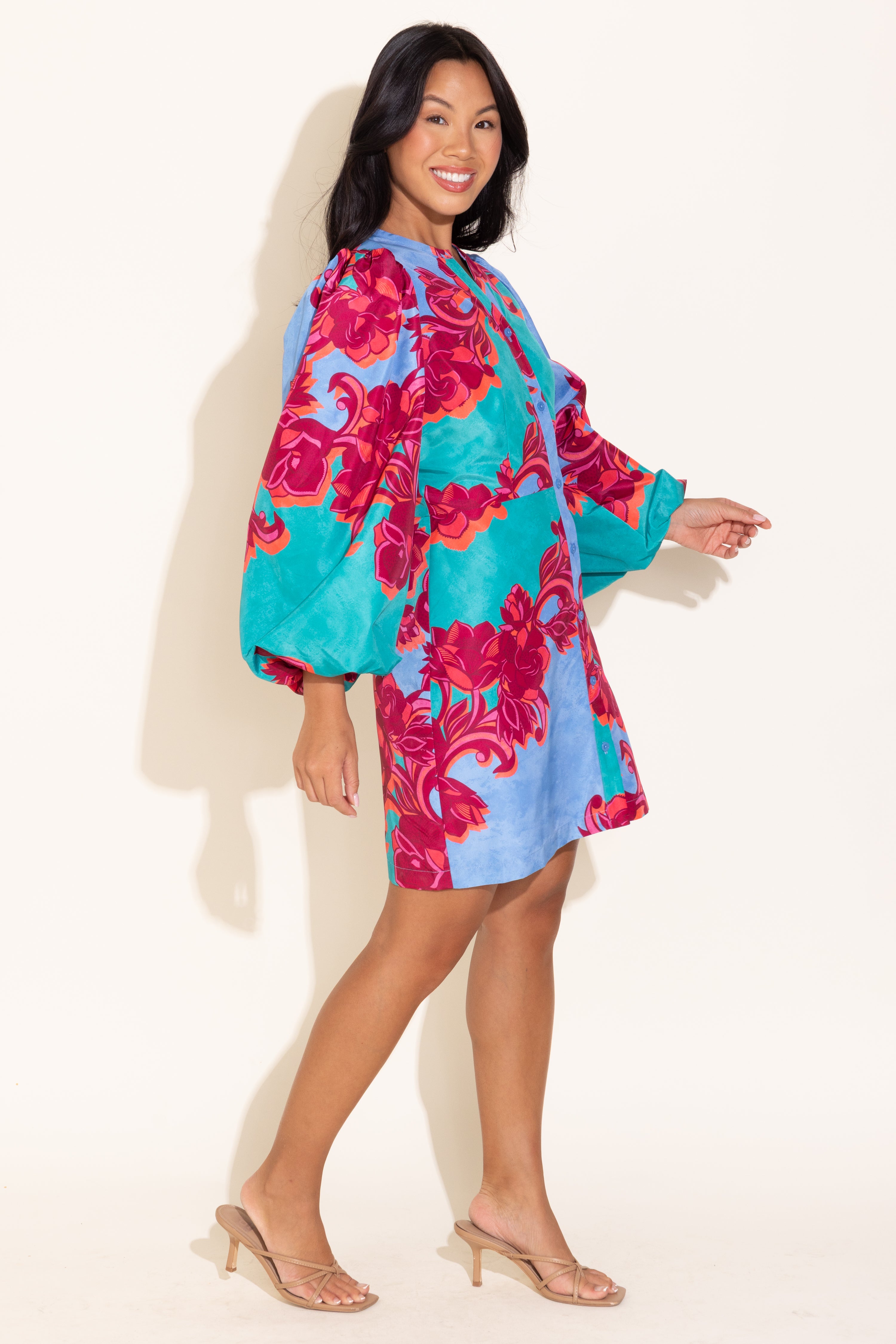 Athena Dress - Cactus Flower