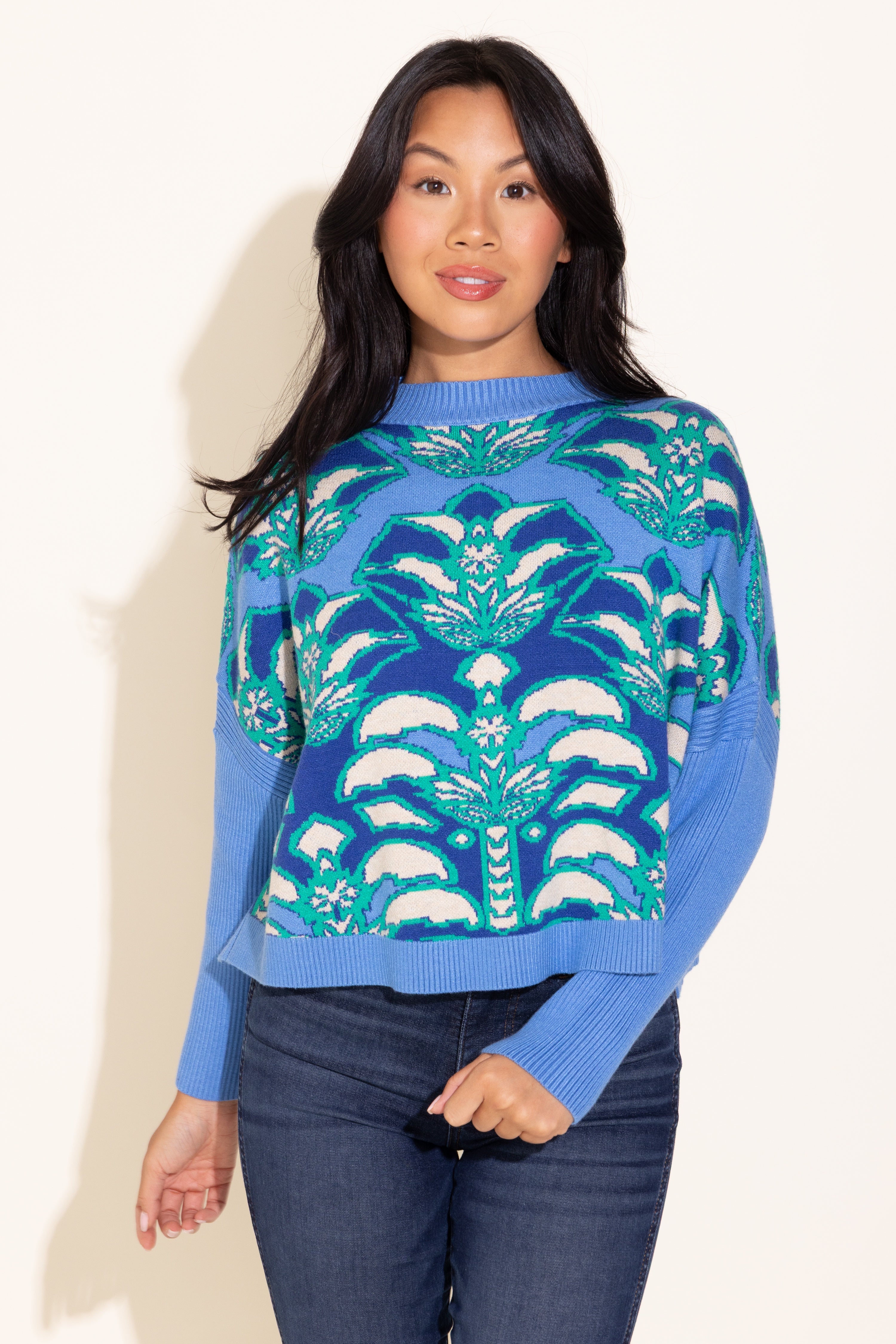 Leona Sweater - Desert Teal