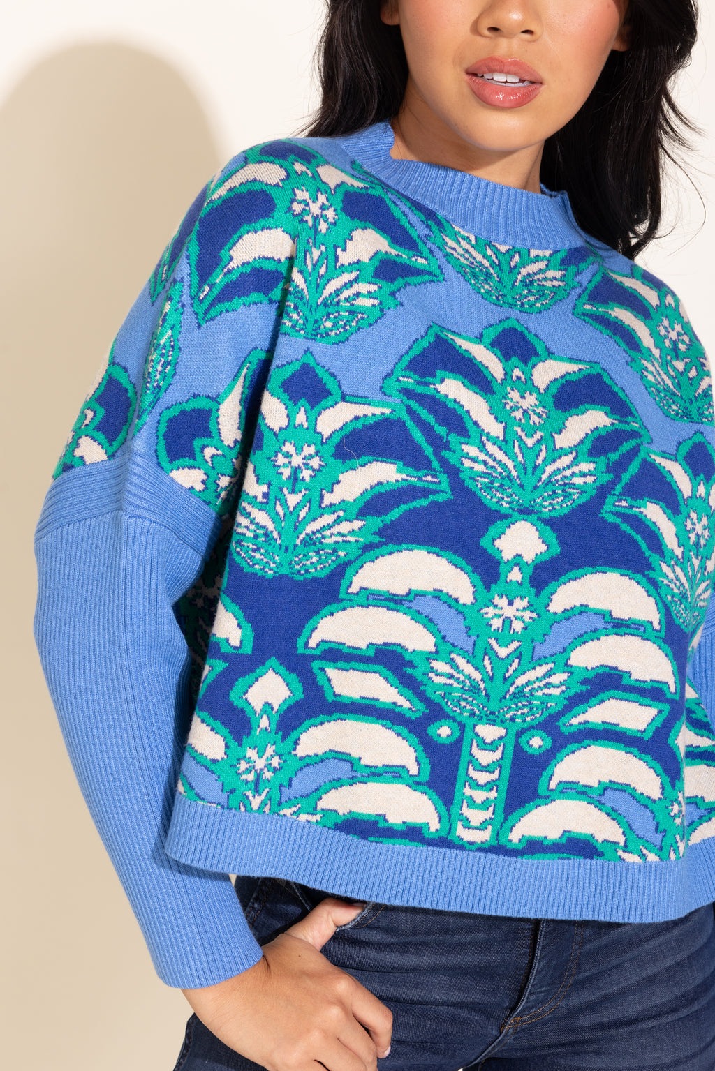 Leona Sweater - Desert Teal