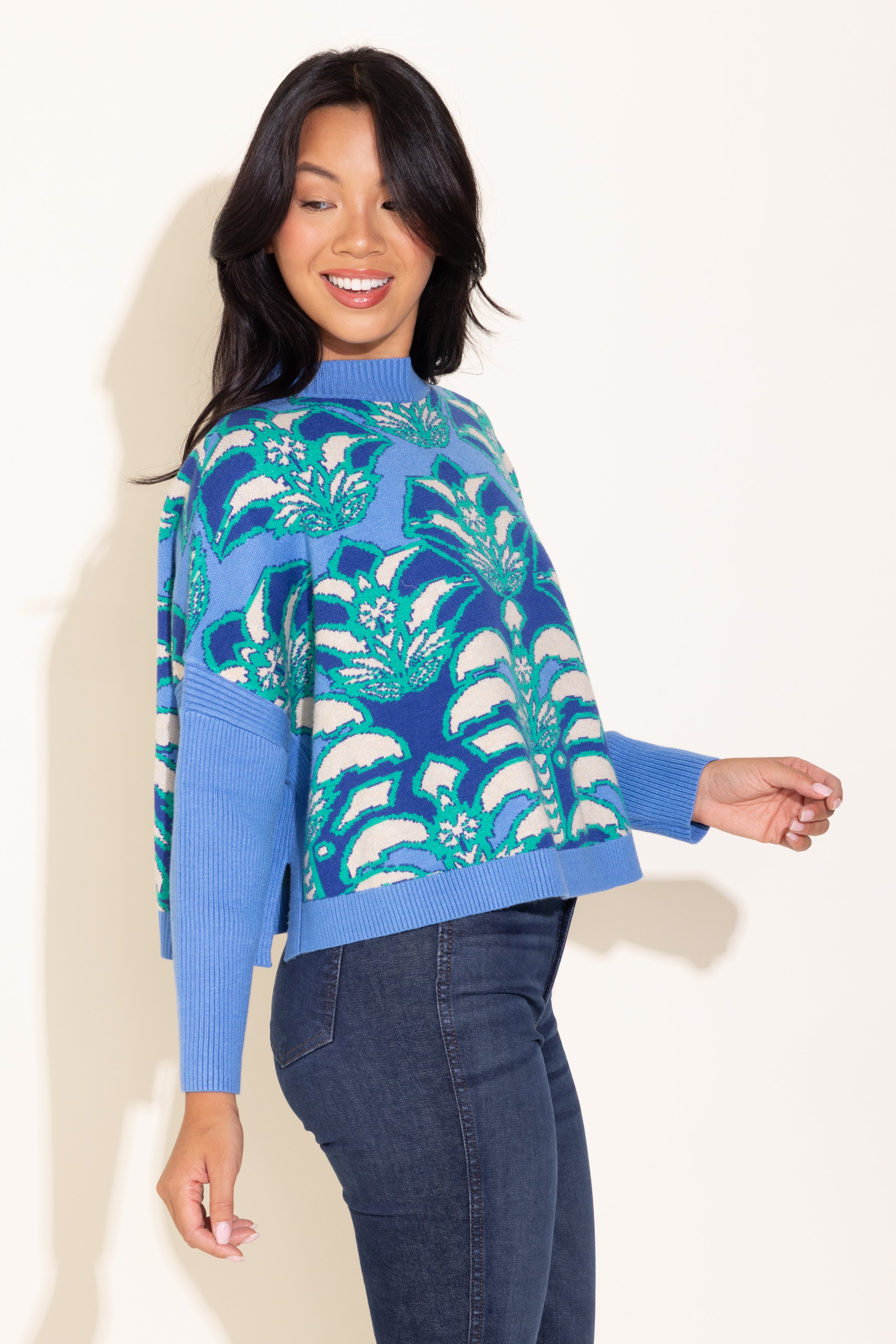 Leona Sweater - Desert Teal
