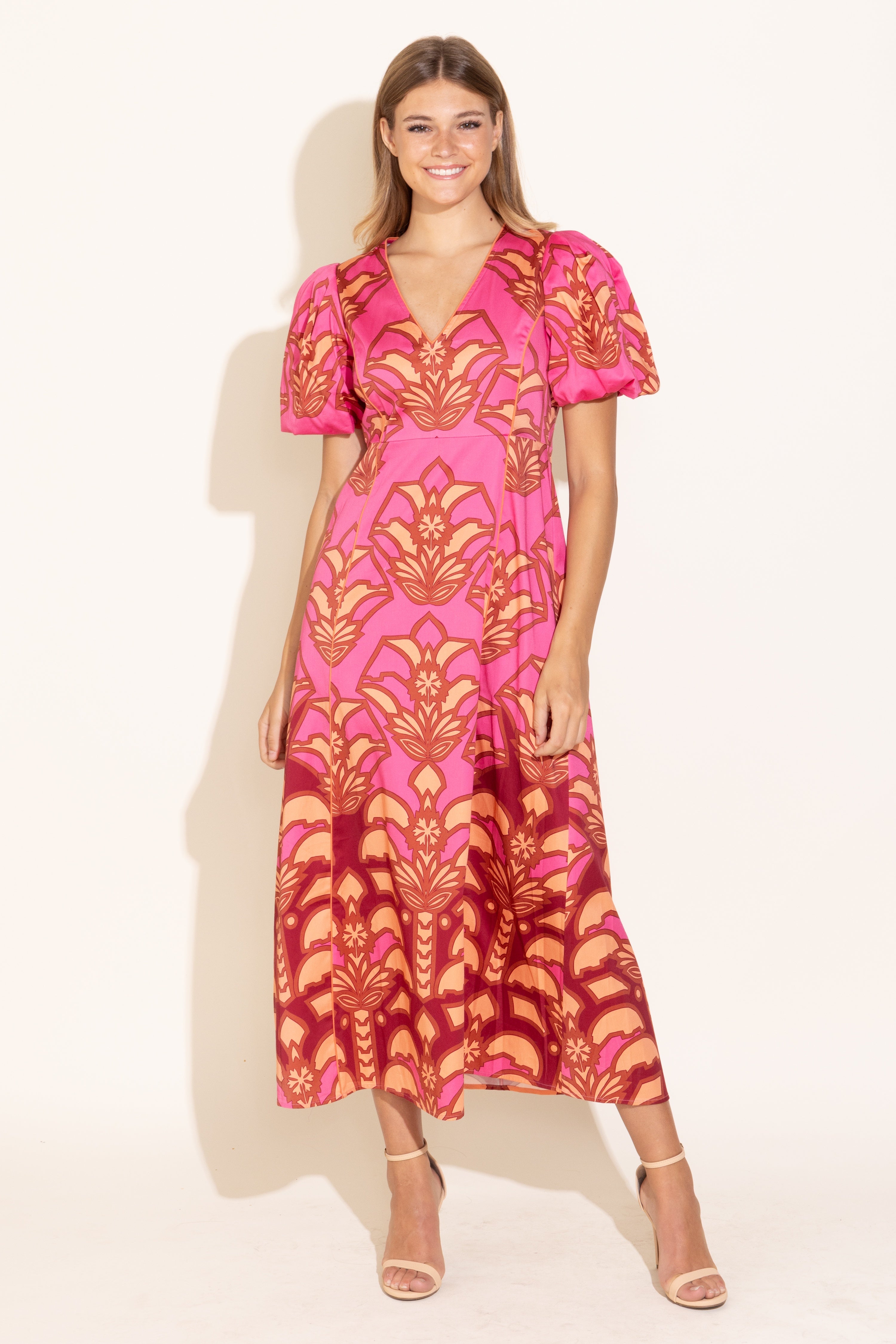 Jillian Dress - Desert Rose