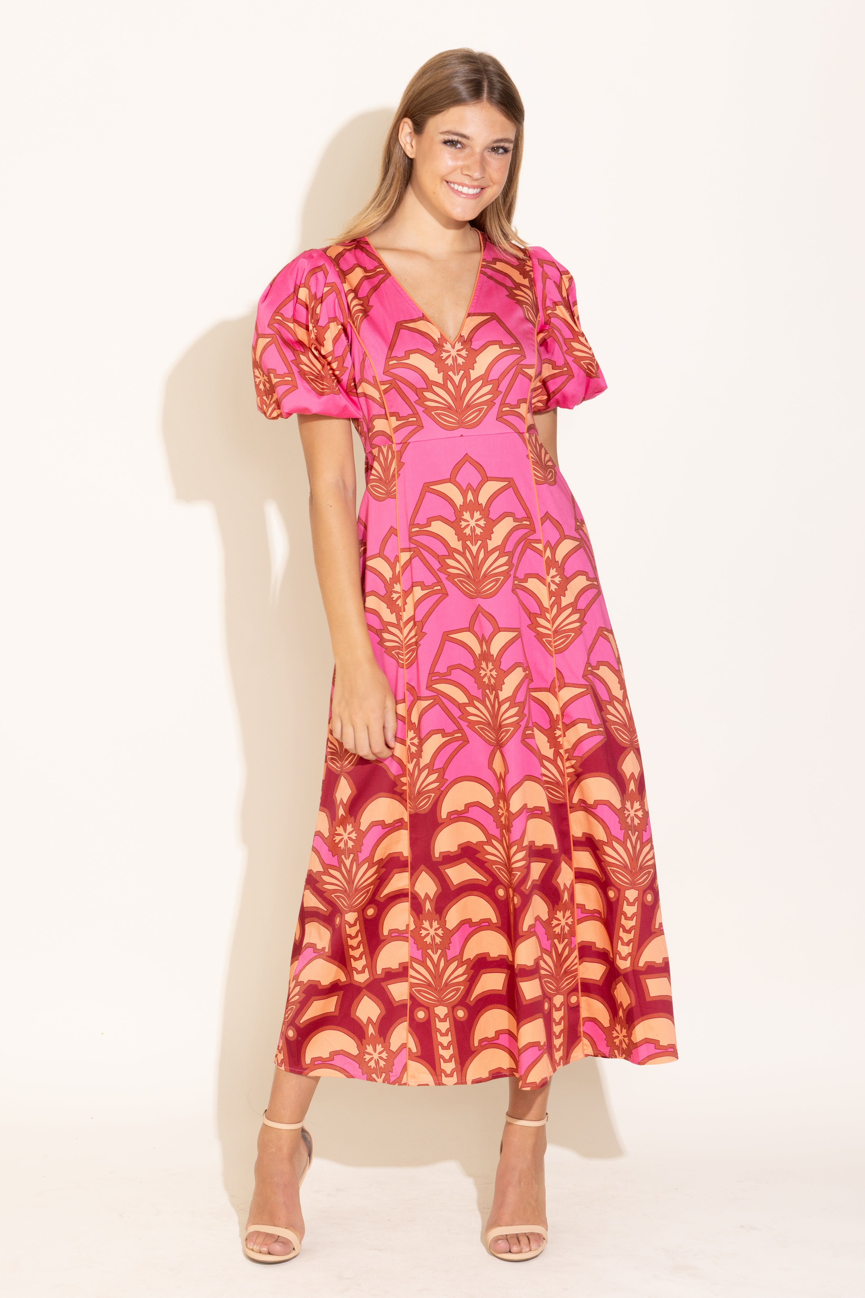 Jillian Dress - Desert Rose