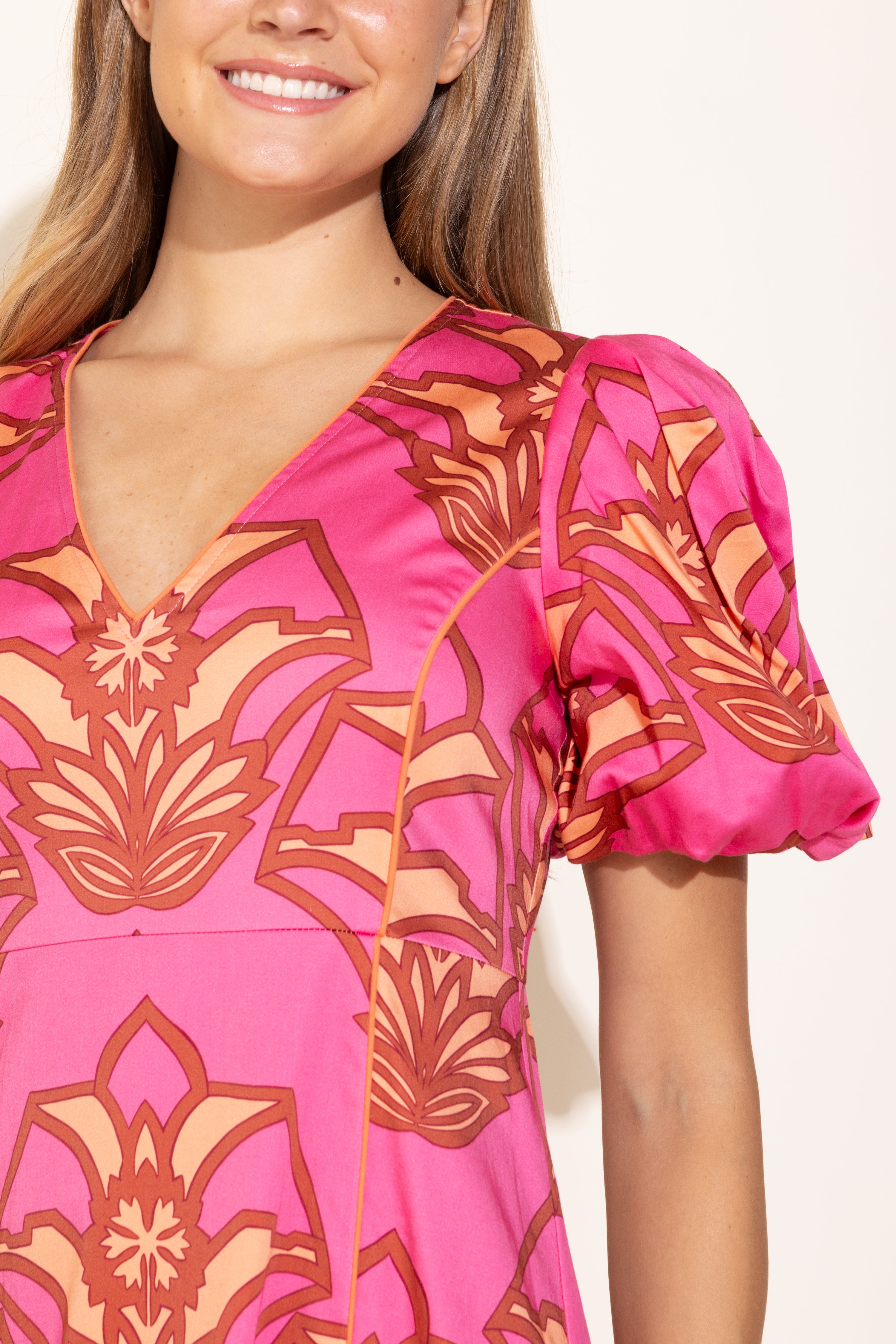 Jillian Dress - Desert Rose