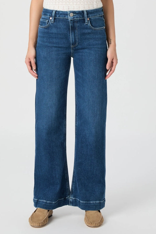 Leenah 29" Petite Wide Leg Jean - Venetian Breeze