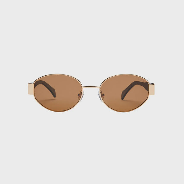 Lennox Sunglasses - Gold / Brown Polarized Lens