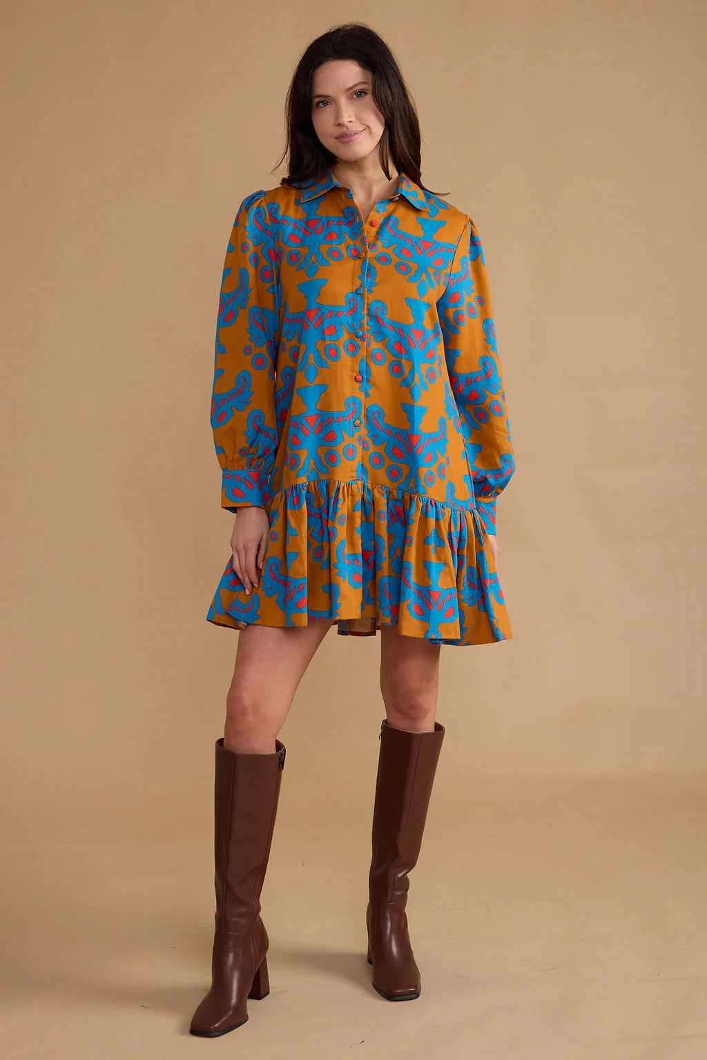 Lola Dress - Mughal Motif