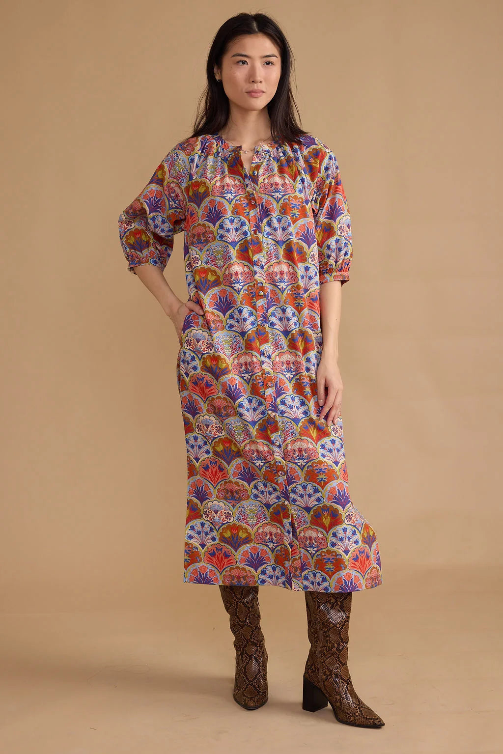 Madeleine Dress - Spice Market