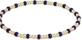 Gameday Hope Gold Sincerity Bracelet - Matte Navy