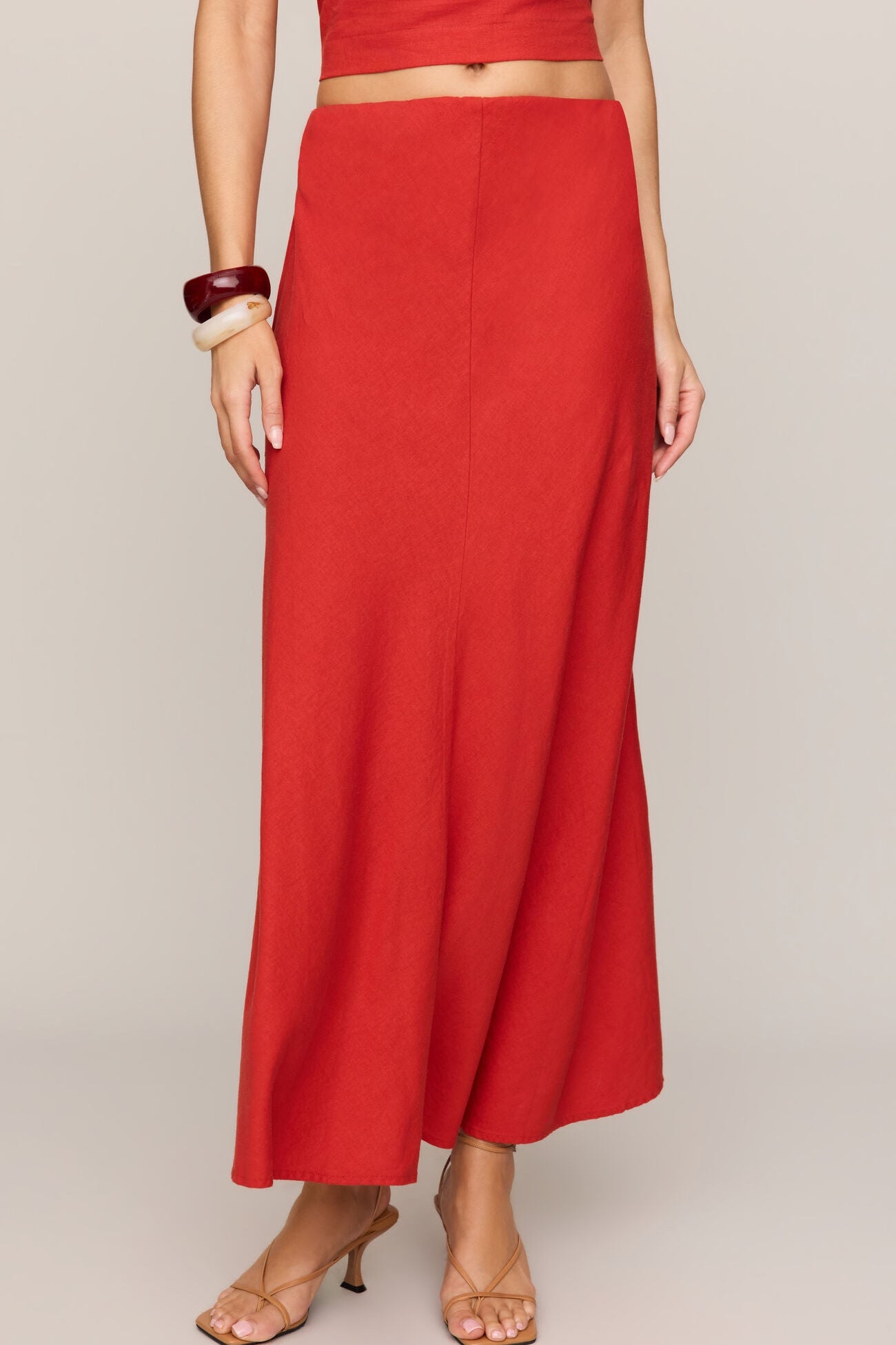 Meryl Skirt - Chili Pepper