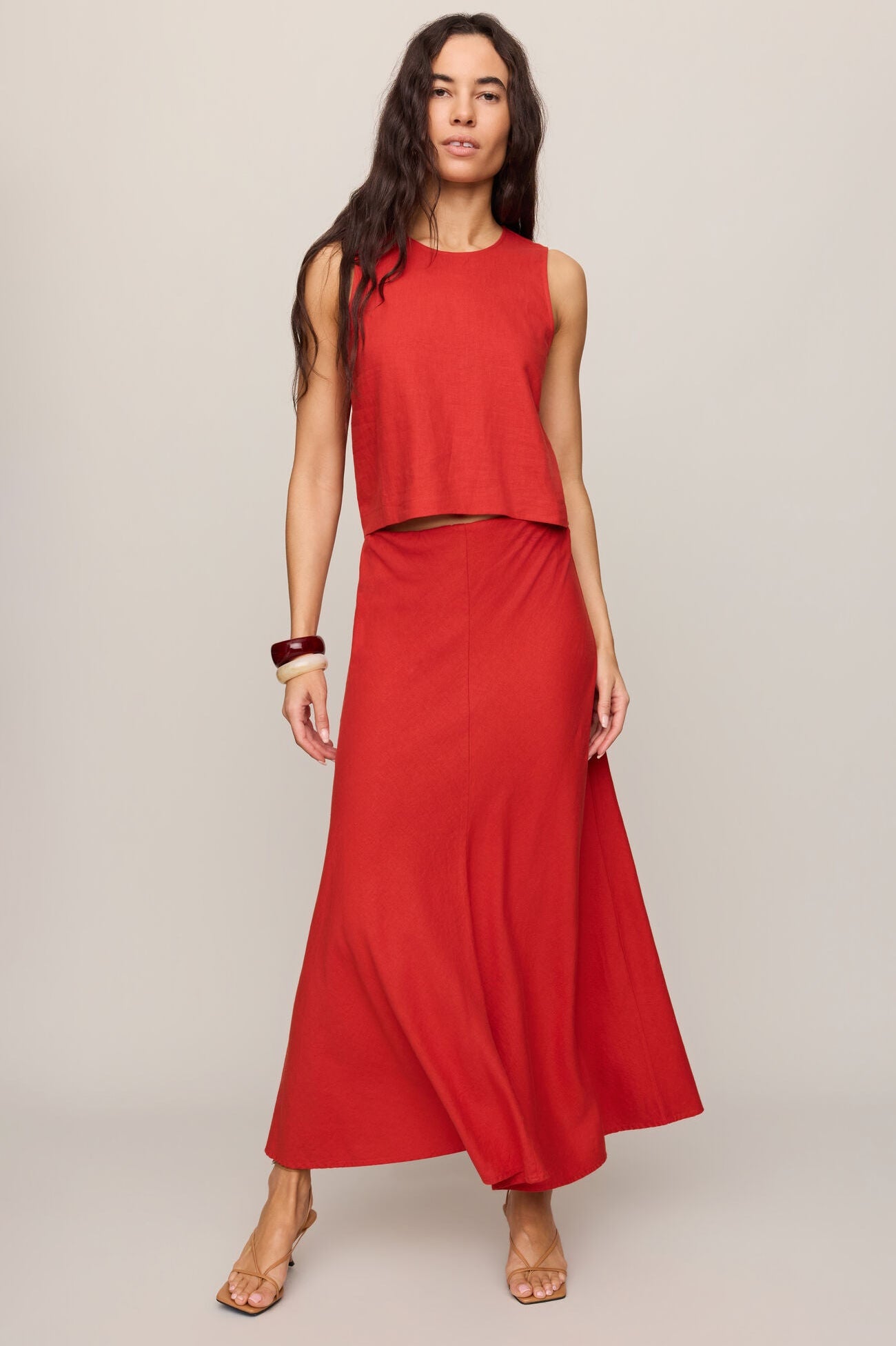Meryl Skirt - Chili Pepper