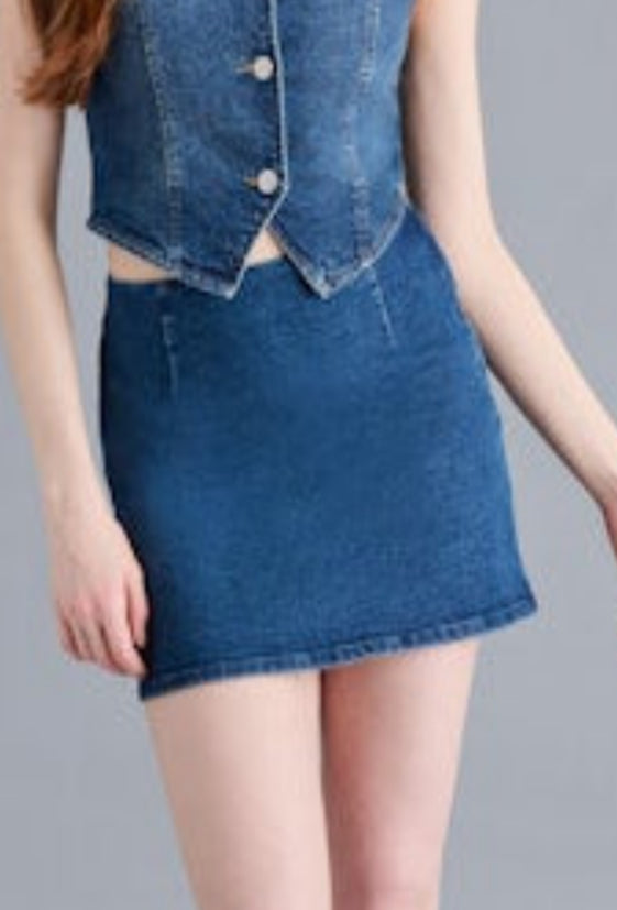 Cindi Skirt - Midnight