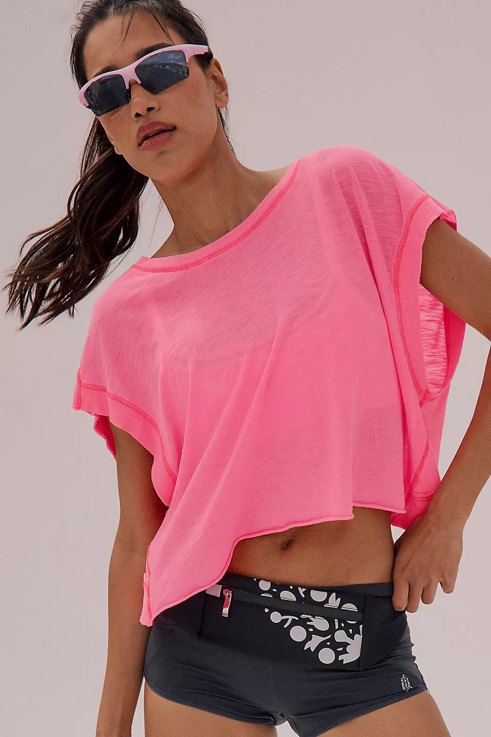 My Time Tee - Hot Pink