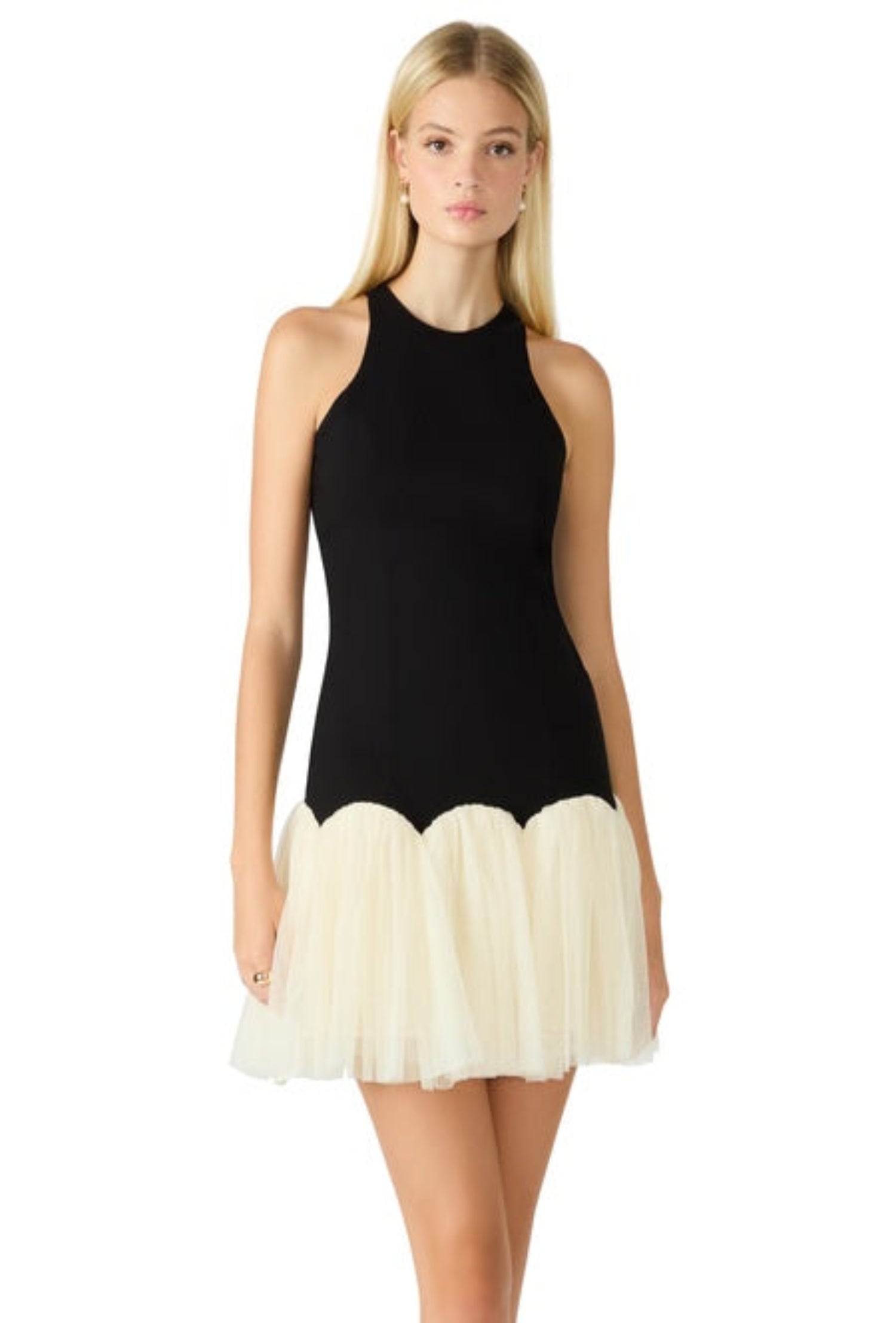 Nohemi Dress - Black/Cream