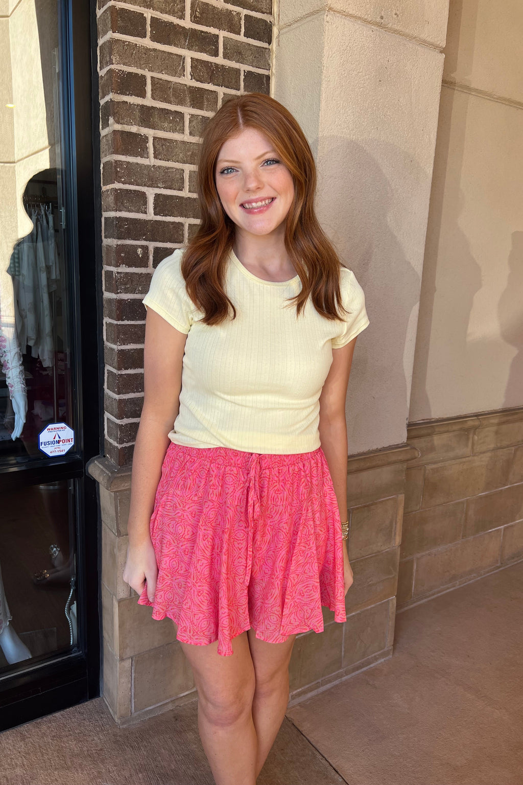 Mila Skirt - Pink Tribal