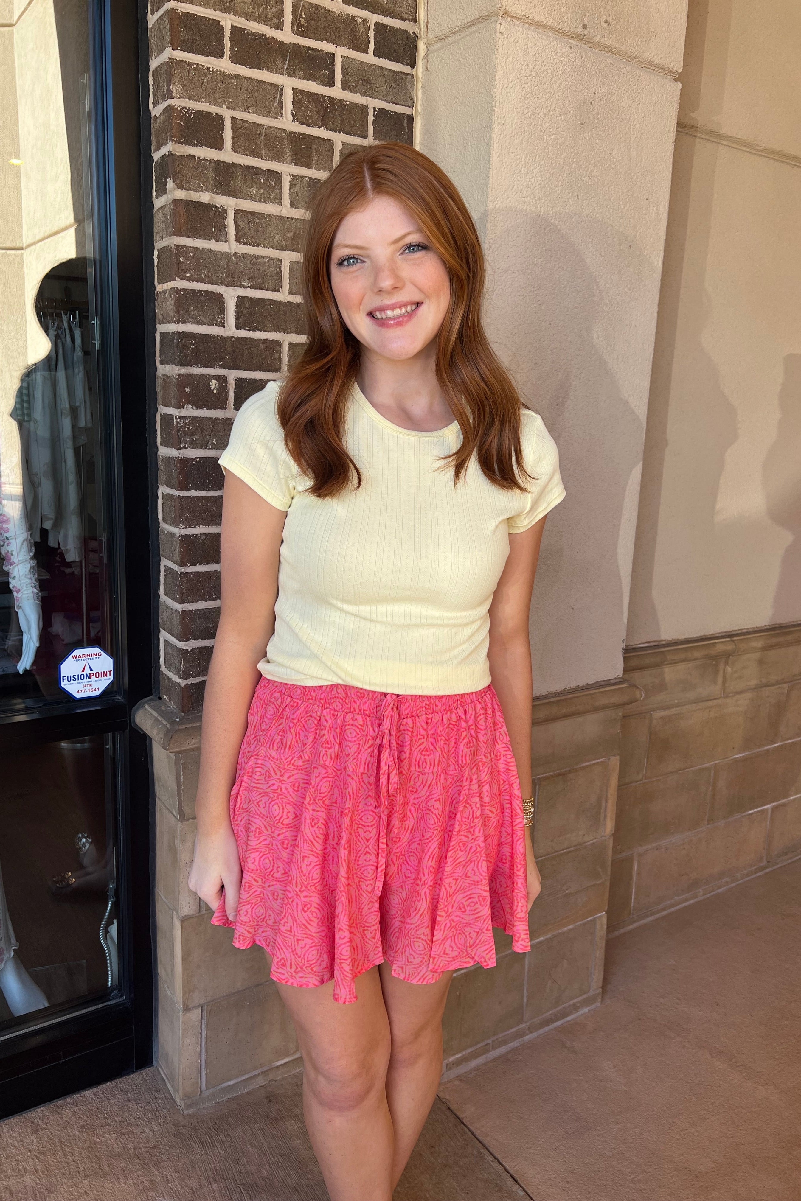 Mila Skirt - Pink Tribal