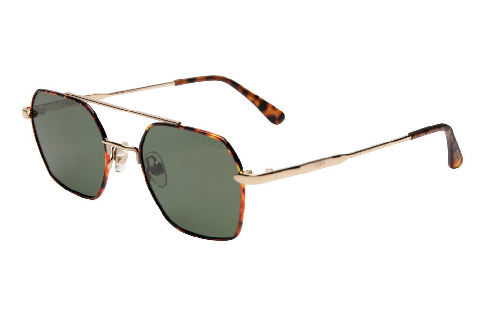 Sara "Tort / Olive" Polarized Lens Sunglasses