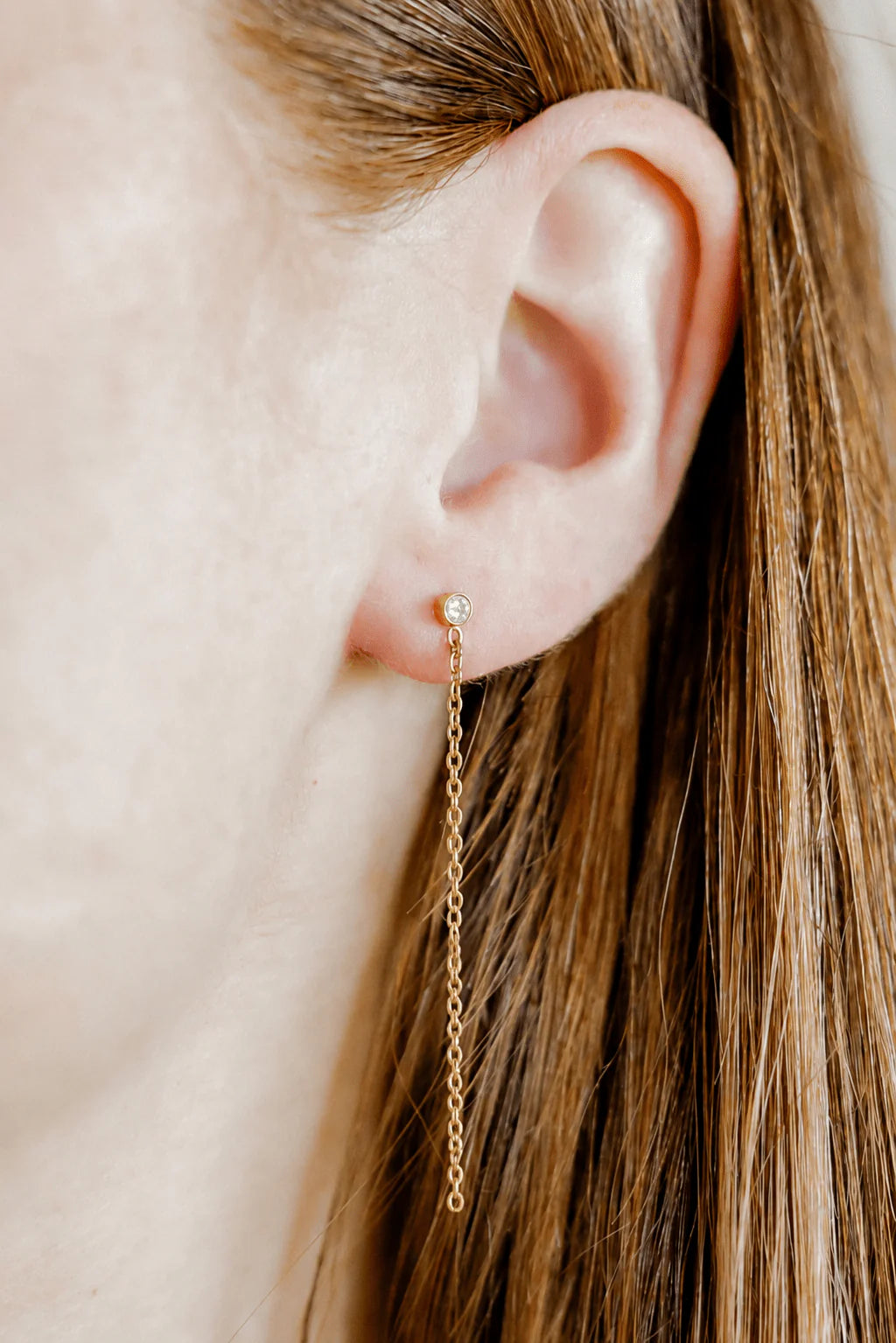 Screwback Stud Earrings - Darby Duster Gold