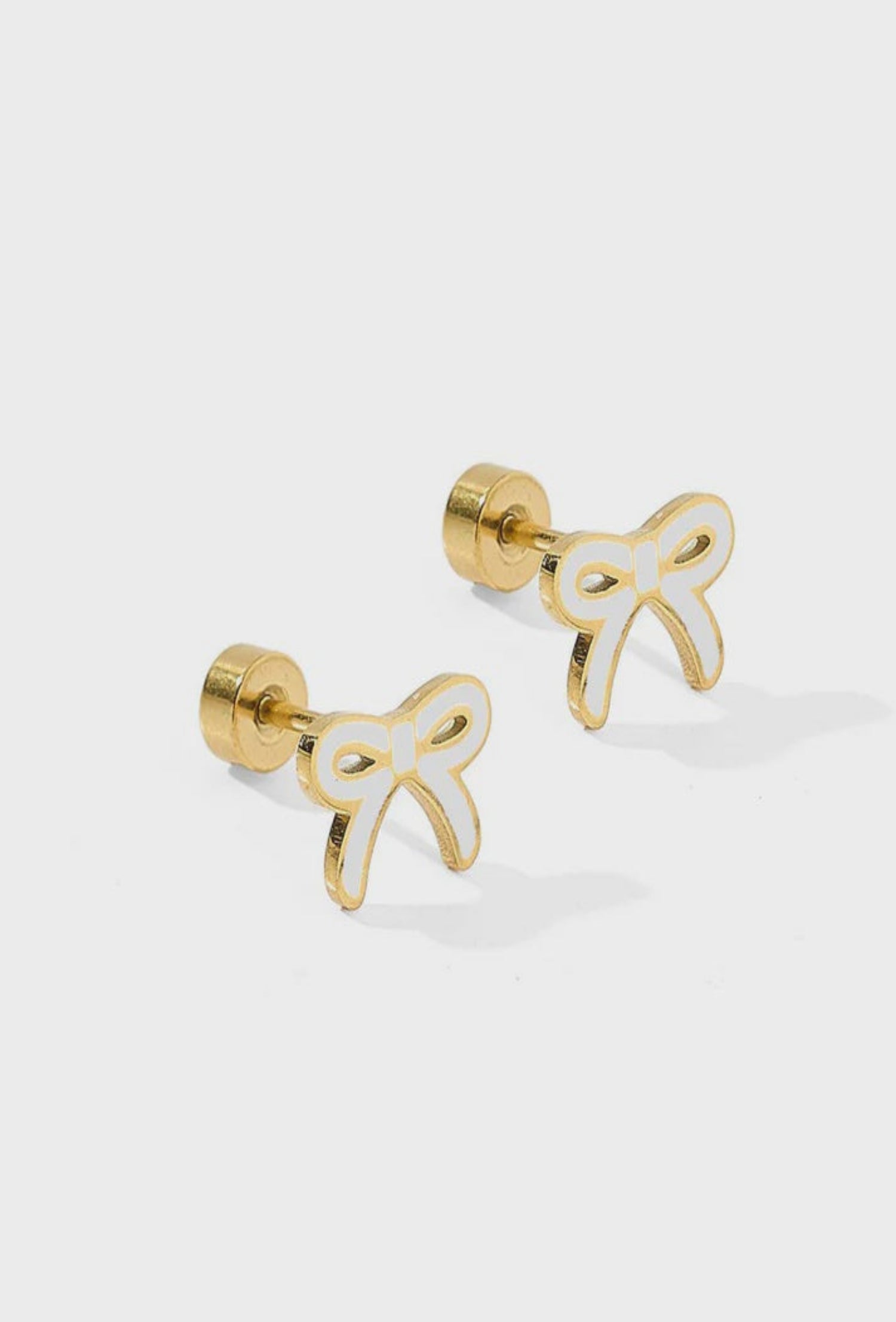 Sadie Bow Stud - White