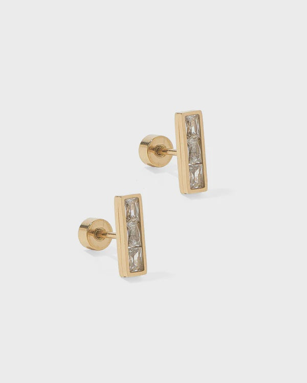 Vega Screwback Stud Earrings