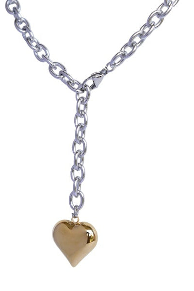Love Bomb Necklace - Mixed Metal