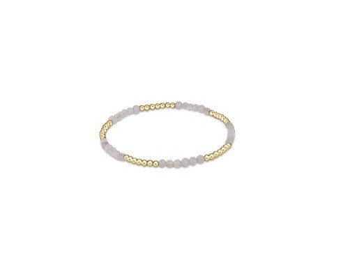 Blissful Pattern 2.5mm Bead Bracelet - Labradorite
