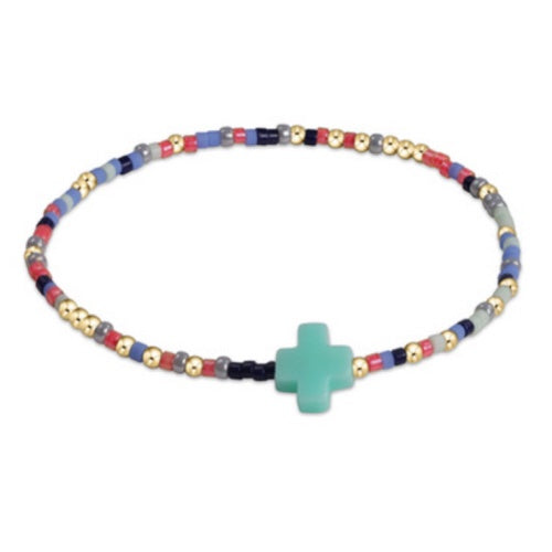 egirl Hope Unwritten Signature Cross Bracelet - Don't Be Crabby