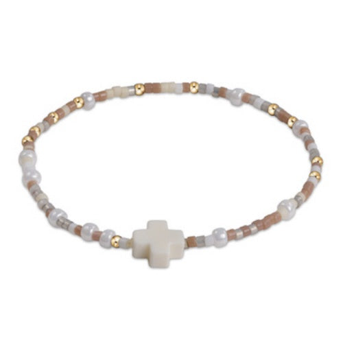 egirl Hope Unwritten Signature Cross Bracelet - Say It Ain't Snow