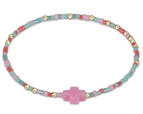 egirl Hope Unwritten Signature Cross Bracelet - Anything is Popsicle