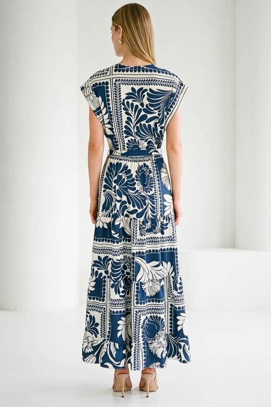 Tahoe Tiered Maxi Dress - Aloha Marin