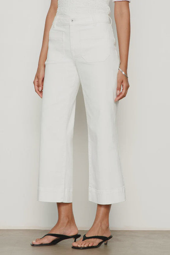 The Marine Jean - Bleached White