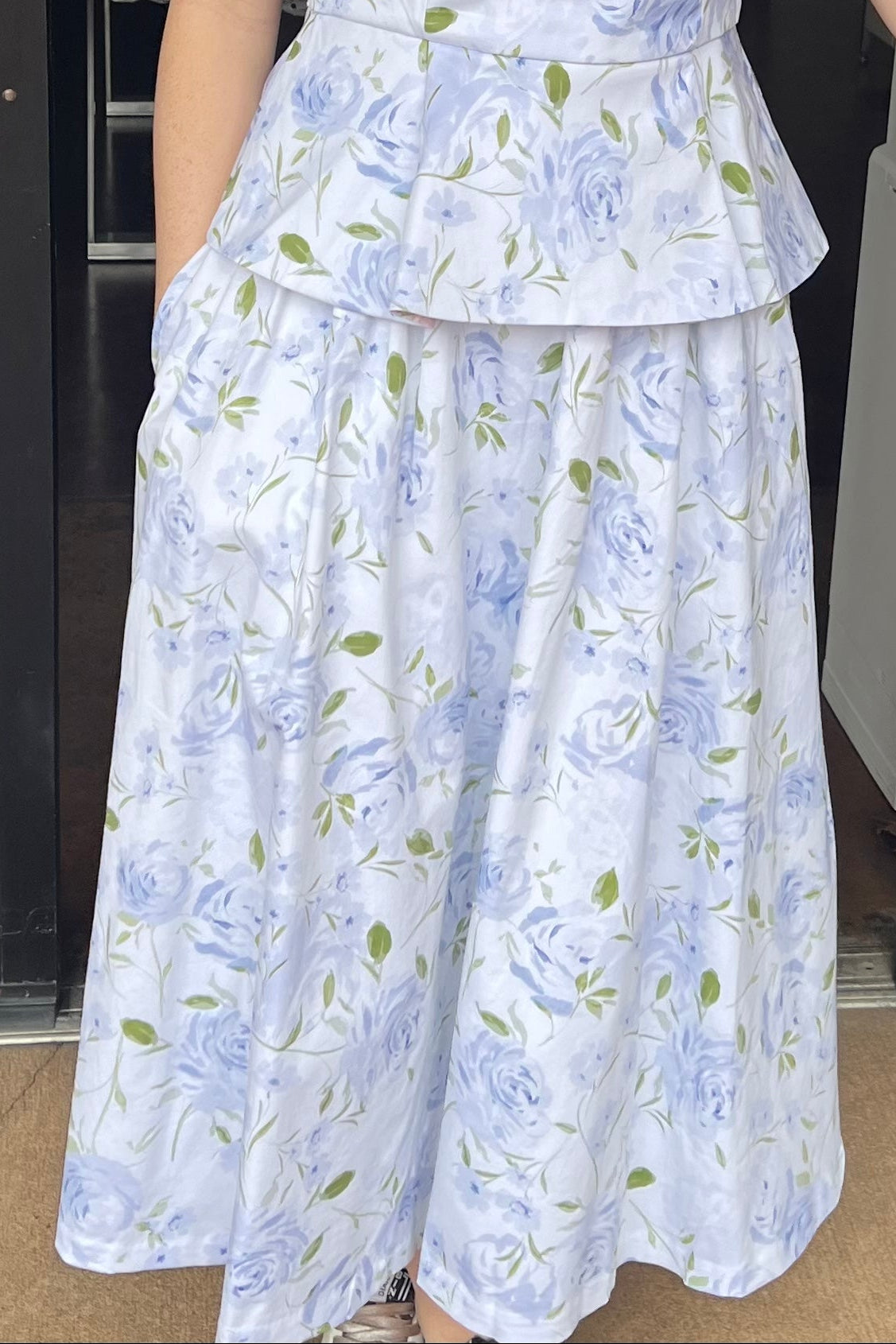 Thena Skirt - Rumor Rose Blue