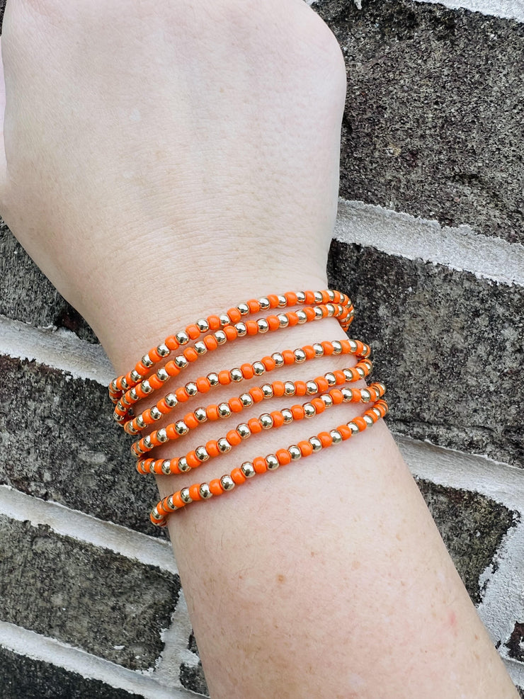 Gameday Hope Grateful Bracelet - Bright Orange