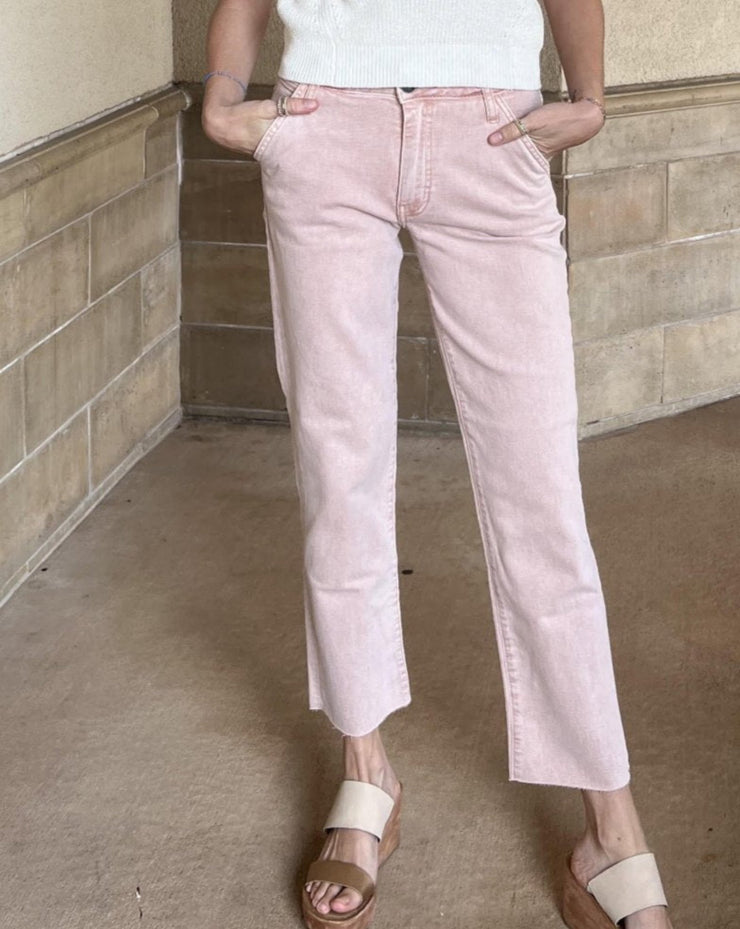 Charlie Utility Straight Leg Pant - Blush