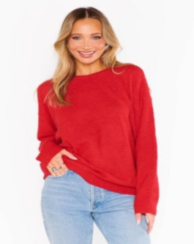 Feel Good Sweater - Red