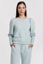 Tara Long Sleeve Top - Aquamarine