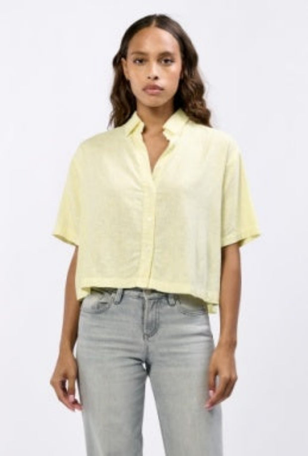 Ansel Top - Pale Yellow