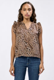 Animal Sleeveless Top - Leopard