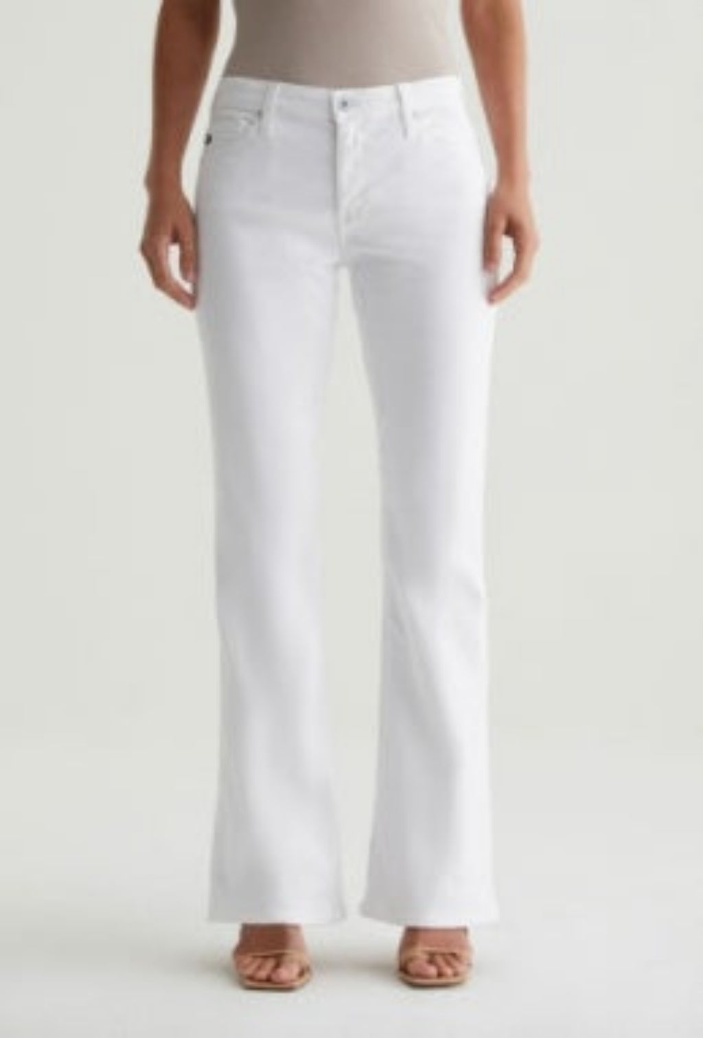 Angel Low Rise Jean - White