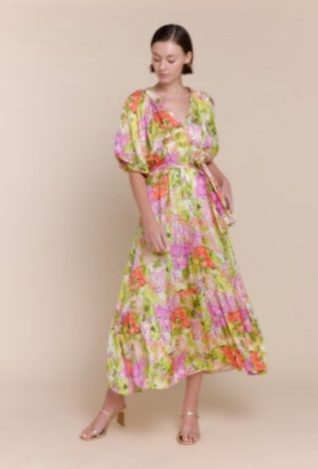 Alexandra Maxi Dress - Peach Blossom
