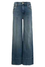 Meg High Rise Pin Tuck Wide Hem - Faith