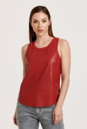 Carmela Tank - Pomegranate