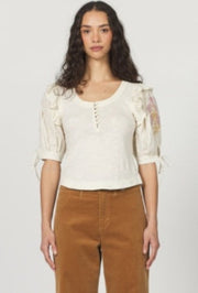 Keely Top - Vintage Green