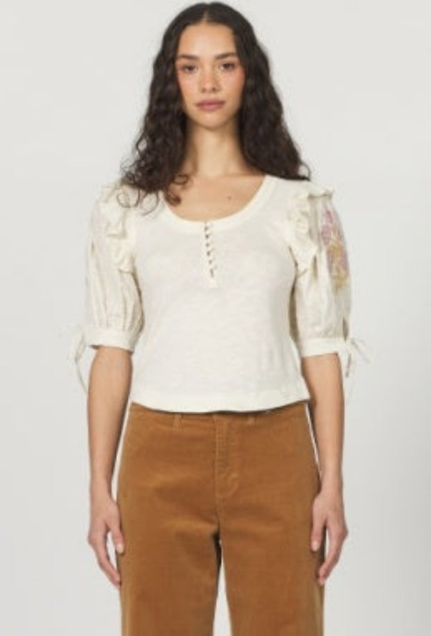 Keely Top - Vintage Green