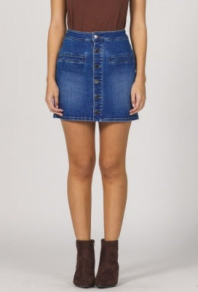 Quinn Jean Skirt - Denim
