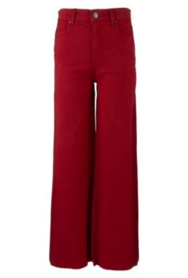 Meg High Rise Wide Leg Raw Hem - Ruby Rd