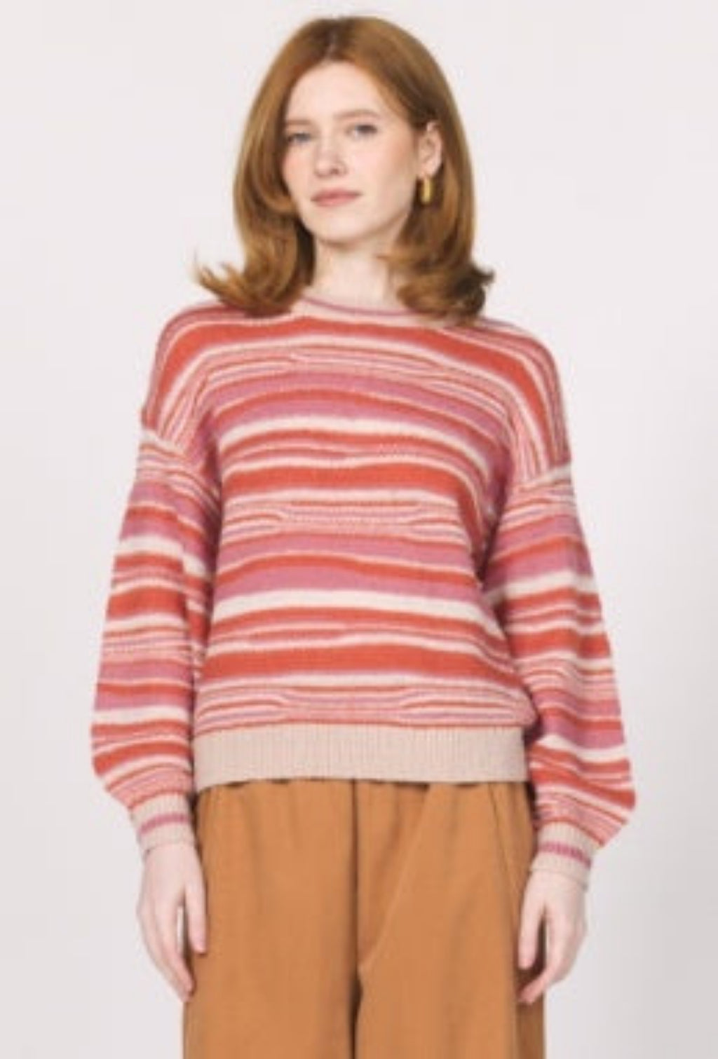 Tati Sweater - Maple Stripes